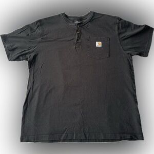 Carhartt Henley T Shirt | Mens Large Carhartt Lose Fit Henley Shirt